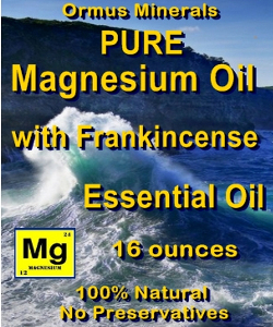 Ormus Minerals -Magnesium Oil with Frankincense Essential Oil