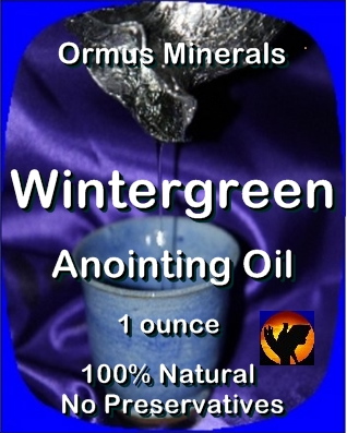 Ormus Minerals -WINTERGREEN Anointing Oil