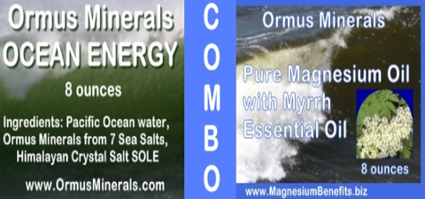 Ormus Minerals Ocean Energy with PURE Magnesium Oil with Myrrh