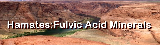 Ormus Minerals - Hamates - Fulvic Acid Minerals