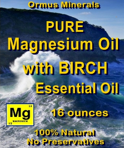 Ormus Minerals -Pure Magnesium Oil with Birch Essential Oil