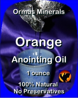 Ormus Minerals -Anointing Oil with Orange 