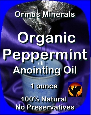 Ormus Minerals -Organic PEPPERMINT Anointing Oil