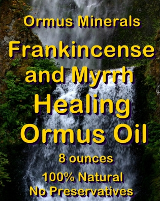 Ormus Minerals -Frankincernse and MYRRH Healing Ormus Oil